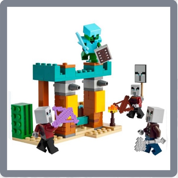 LEGO Minecraft Illager Desert Patrol Set - Green, Brown, and Orange - Picture 8 of 11